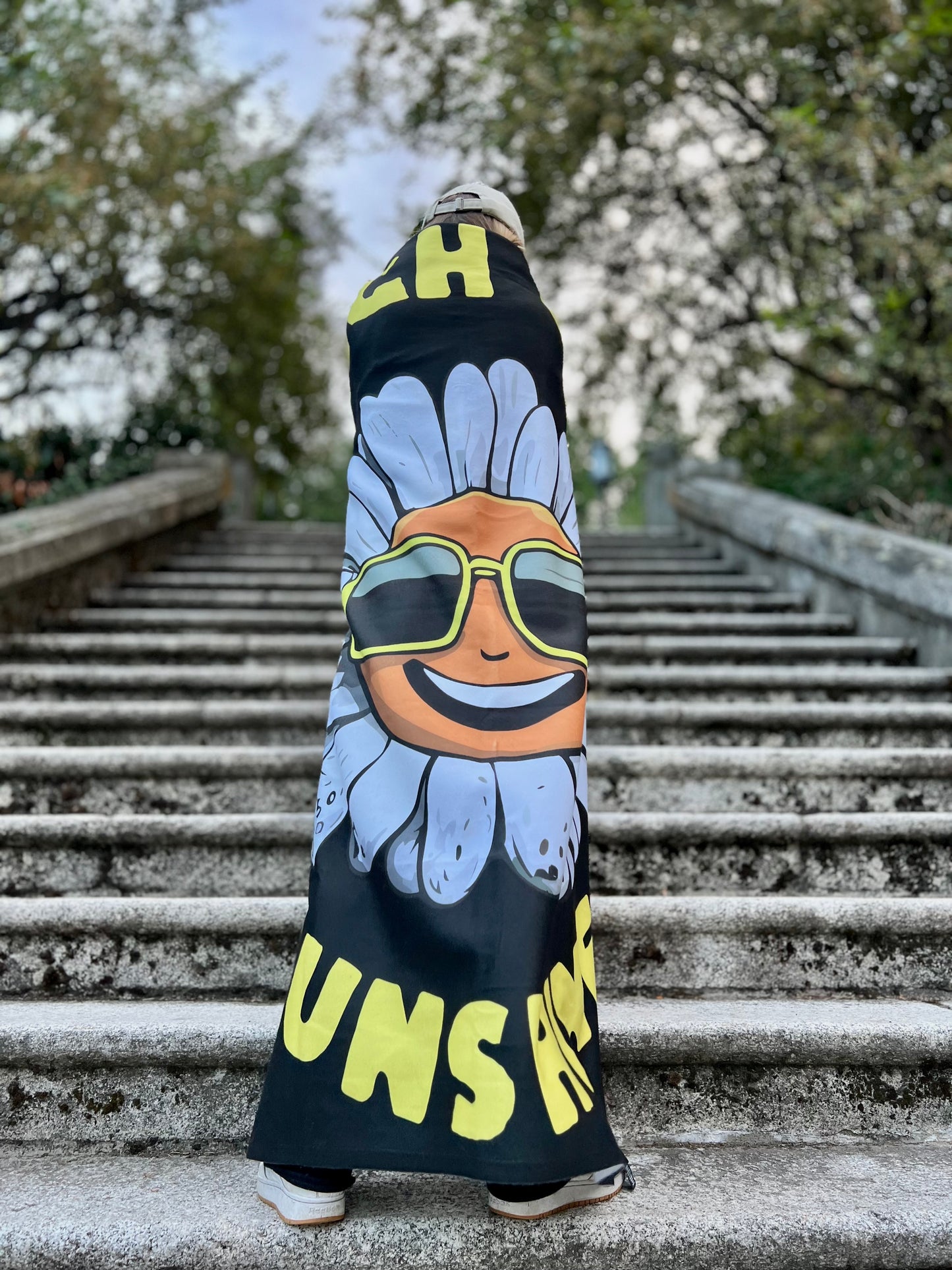 High on Sunshine Artic Fleece Blanket