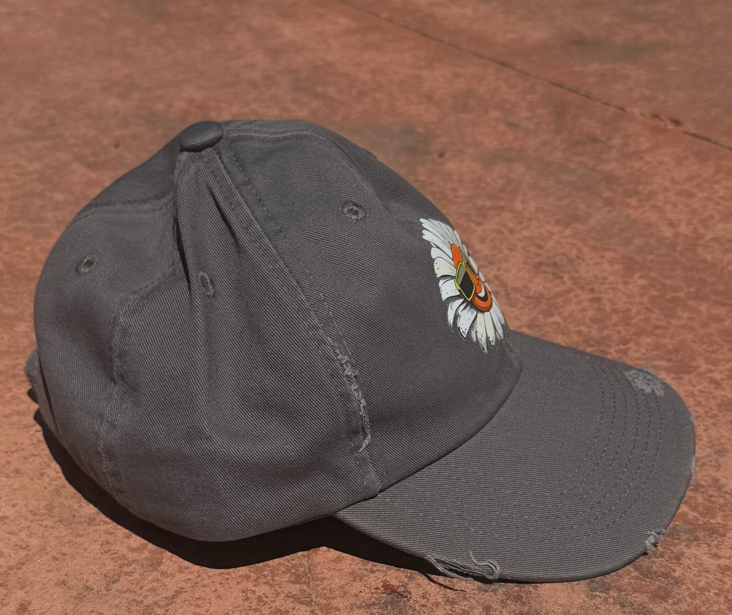 Daised Distressed Dad Cap