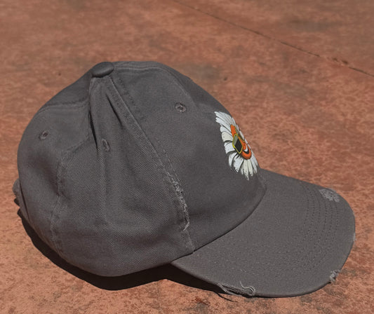 Daised Distressed Dad Cap