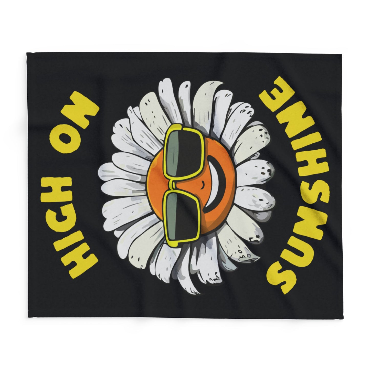 High on Sunshine Artic Fleece Blanket