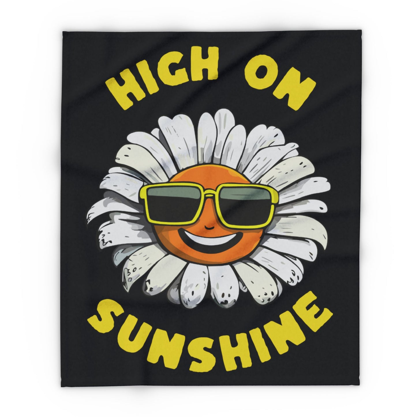 High on Sunshine Artic Fleece Blanket