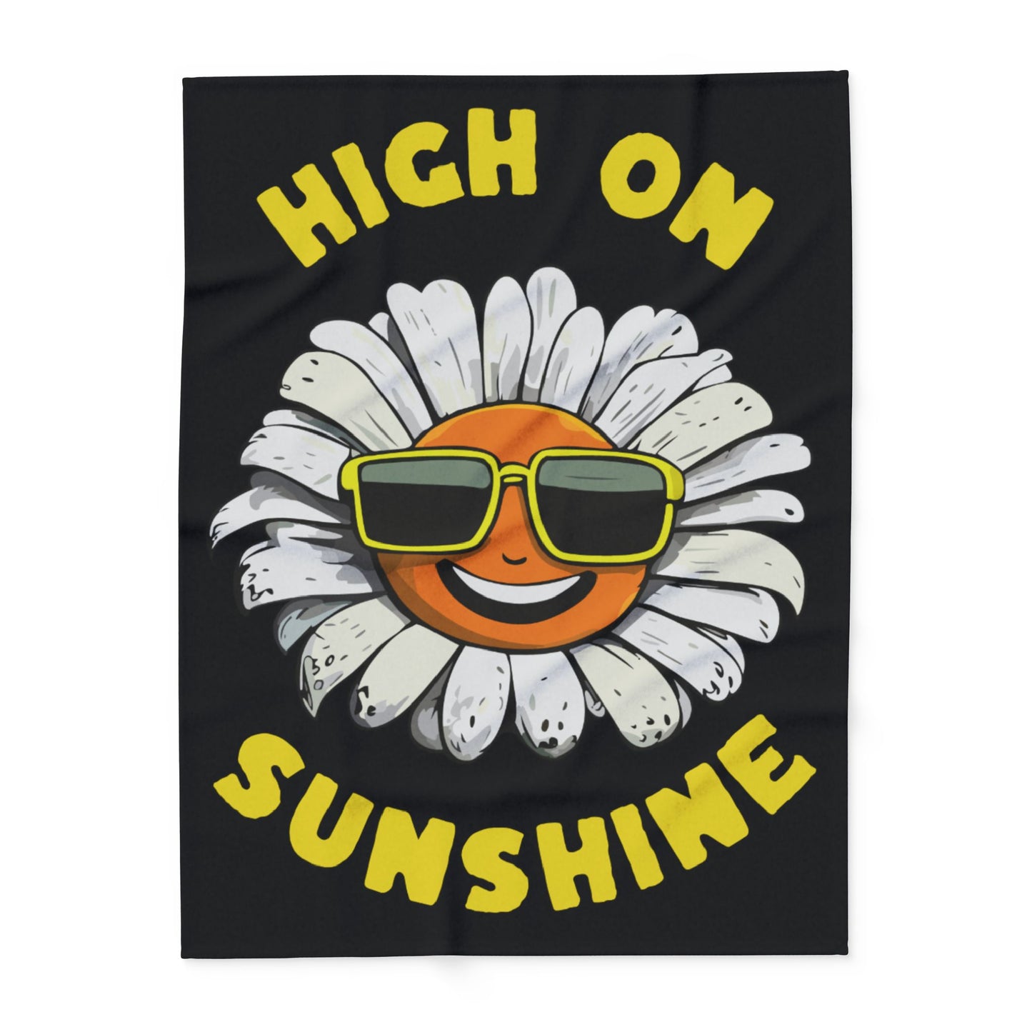 High on Sunshine Artic Fleece Blanket