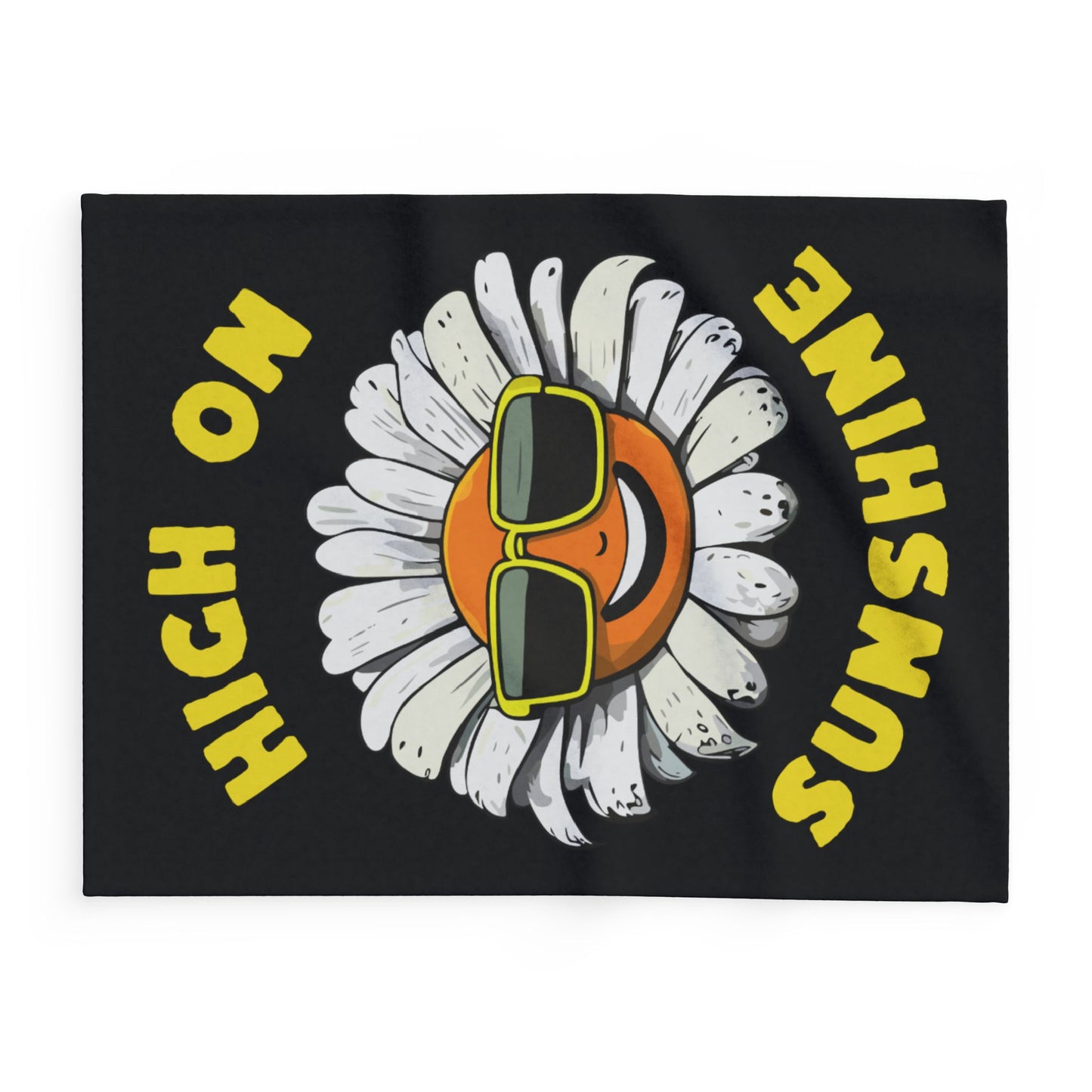 High on Sunshine Artic Fleece Blanket