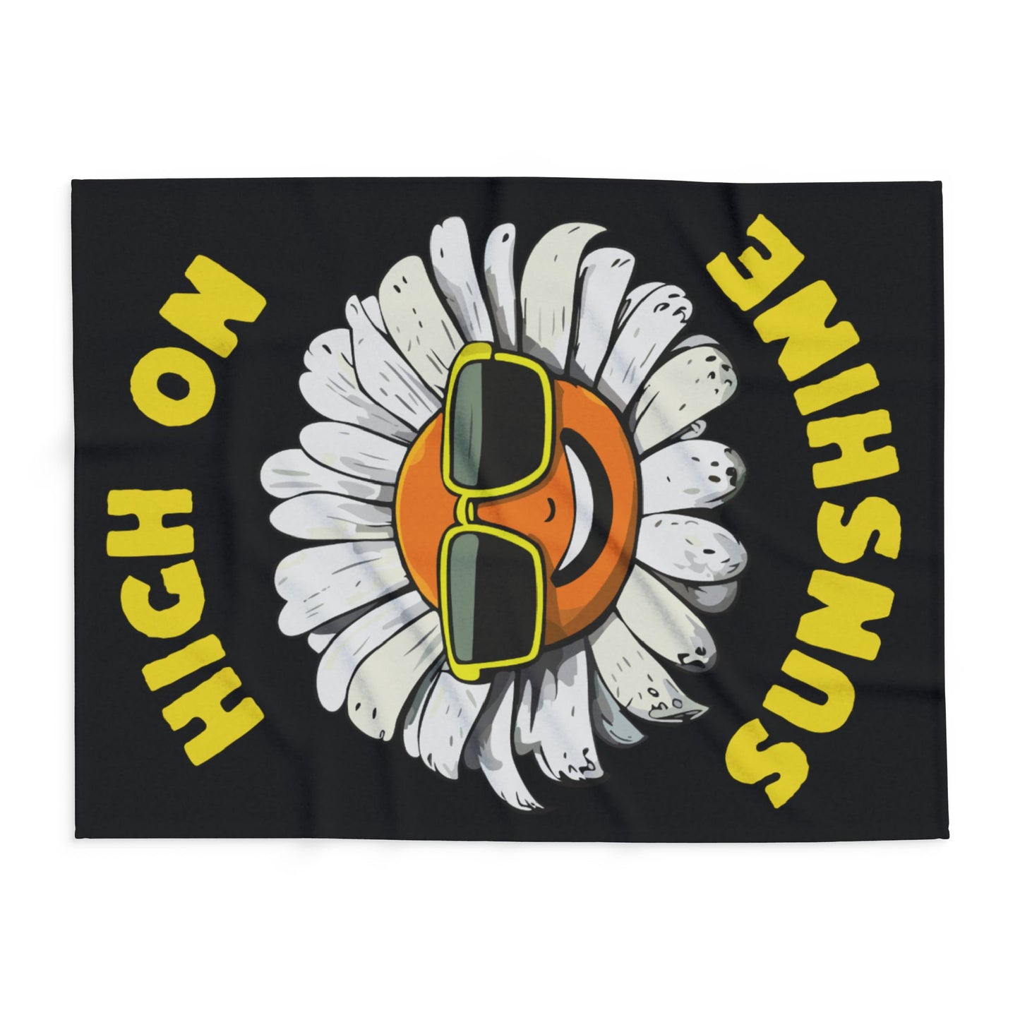 High on Sunshine Artic Fleece Blanket