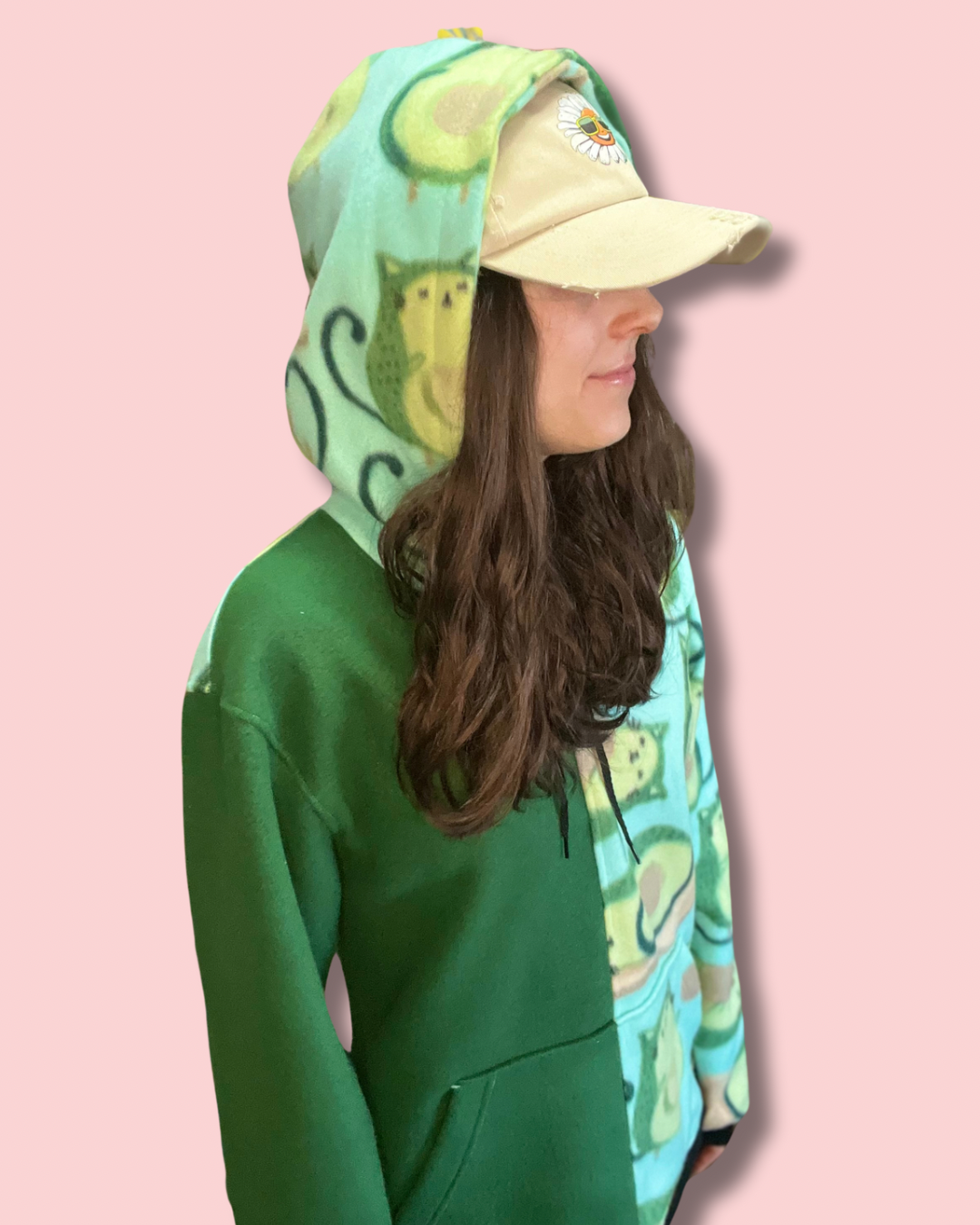 Avocato Colorblocked Fleece Hoodie