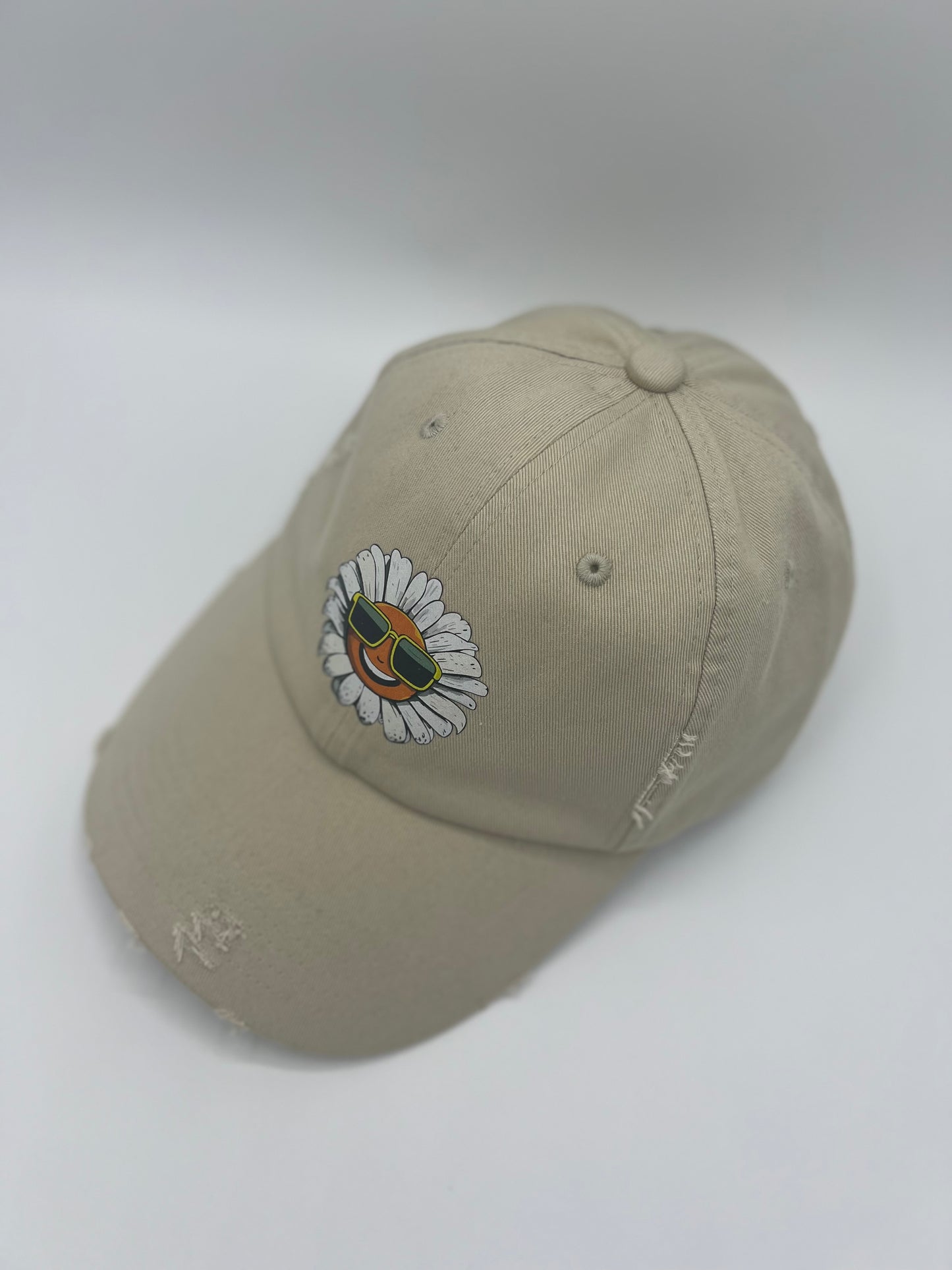 Daised Distressed Dad Cap